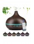 550 ml Aroma Difüzörü Buhar Ultrasonik 7 Renk Led Işıklı Aromatik Oda Kokusu Hava Nemlendirici Buhar Makinası